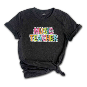 Music Teacher Shirt, Teacher Gift, Cute Teacher Shirt, Teacher Life Shirt, Teaching Shirt, Gift For Teacher, Back To School Shirt