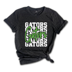 Team Mascot Shirt, Gators Team Shirt, Gators Football Shirt, Gators Fan Shirt, Gators School Shirt, Gators School Spirit