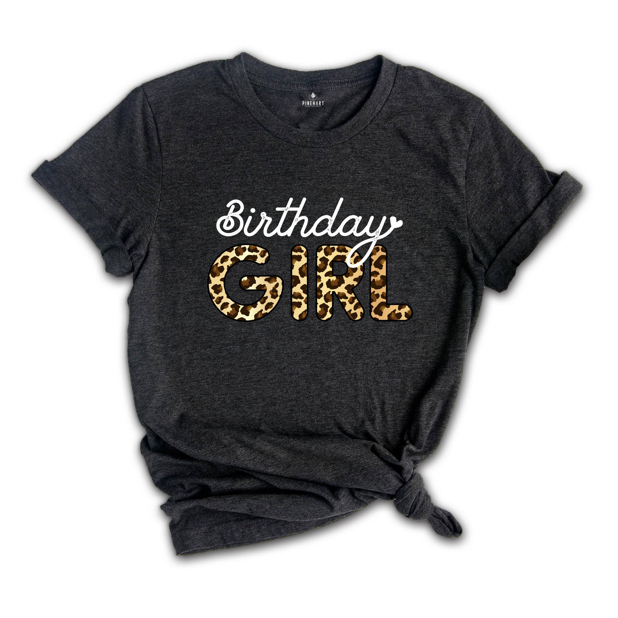 Birthday Girl Shirt, Leopard Birthday Shirt, Girls Birthday Party, Birthday Party, Girl Shirt, Birthday Shirt, Gift For Birthday,