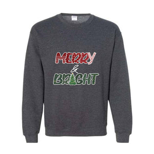 Merry and Bright Sweatshirt, Christmas Joy Sweatshirt, Family Christmas Sweatshirt, Christmas Gifts, Merry Christmas Sweatshirt