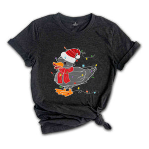 Christmas Duck Shirt, Funny Christmas Shirt, Cute Duck Shirt, Duck Shirt, Christmas Party Tee, Christmas Gift, Happy Christmas Shirt