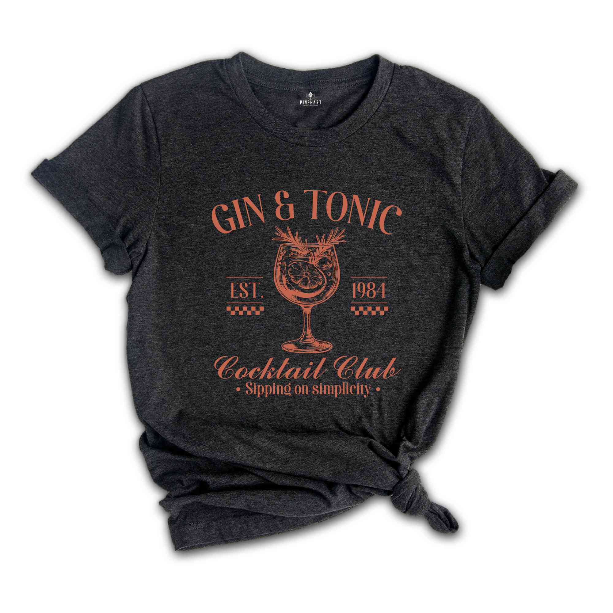 Gin Tonic Cocktail Club Shirt, Summer Shirt, Beach Vacation Shirt, Beach Mode Shirt, Summer Vibes Tee, Gin Tonic Lover Shirt, Summer Vibe