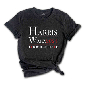 Harris Walz 2024 For The People T-Shirt, Madam President Shirt, Kamala For President Shirt, Vote For Kamala Tee