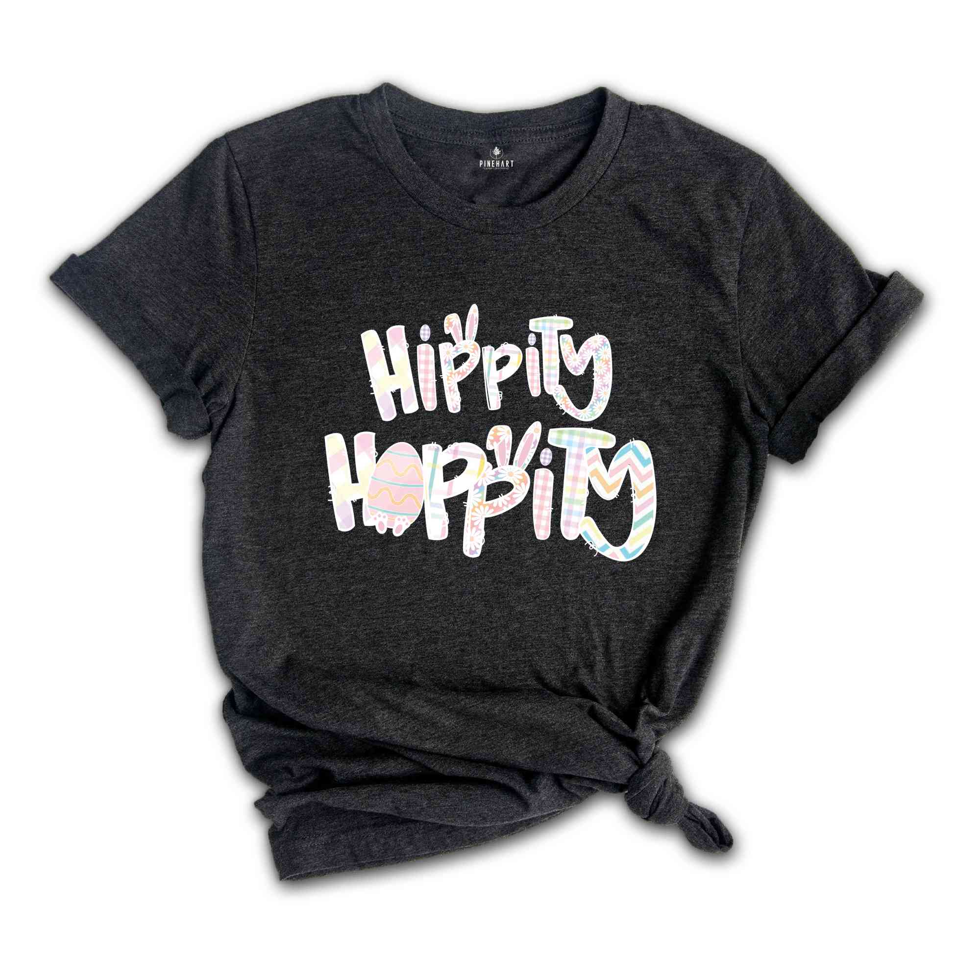 Hippity Hoppity Easter Bunny Shirt, Easter Bunny Shirt, Egg Hunt Shirt, Bunny Ears T-shirt, Family Matching Easter Shirt,