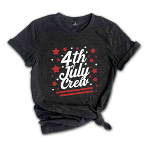 4th Of July Crew Matching Family Shirts, Fourth Of July Matching Family Party T-Shirts, Fun Party Shirts