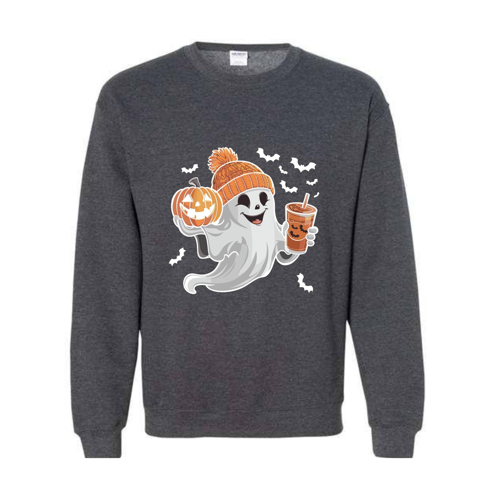 Cute Ghost Sweatshirt, Funny Spooky Sweatshirt, Pumpkin Spice Sweatshirt, Spooky Season, Halloween Party Shirt, Fall Ghost Shirt