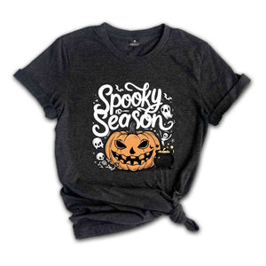 Spooky Season Shirt, Spooky Halloween Shirt, Spooky Fall Shirt, Spooky Ghost Shirt, Spooky Vibes Shirt, Spooky Pumpkin Shirt