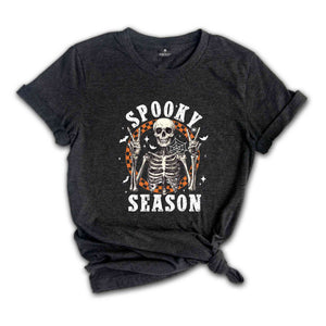 Spooky Season Shirt, Retro Halloween Shirt, Halloween Shirt, Skeleton Shirt, Spooky Shirt, Spooky Season Shirt, Fall Shirt, Peace Shirt