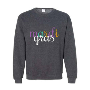 Retro Mardi Gras Hoodie, Mardi Gras Sweatshirt, New Orleans Sweatshirt, Fat Tuesday Outfit, Women Mardi Gras Sweatshirt, Mardi Gras Sweater