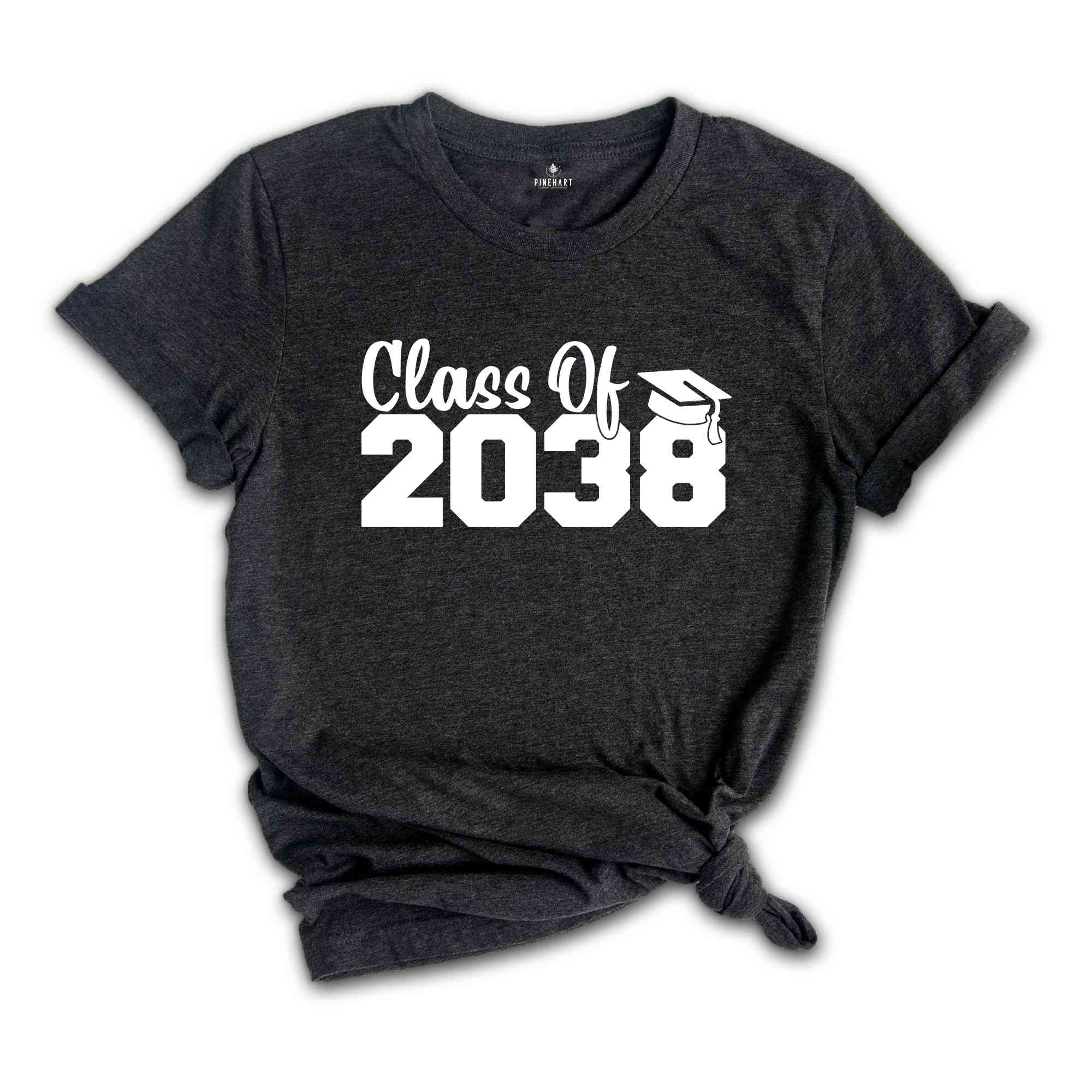 Class of 2038 Shirt, Growing Up Shirt, School Shirt, Graduation Gift, 2038 Shirt, Last Day Of School, Class of 2038, Class Of 2038 Tee