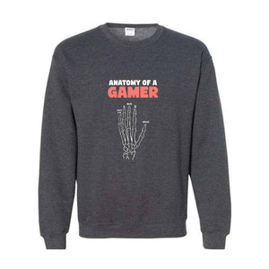 Anatomy of A Gamer Sweatshirt, Funny Gamer Hoodie, Gift For Gamer, Gamer Hoodie, Gaming Hoodie, Game Lover Hoodie, Funny Dad Hoodie