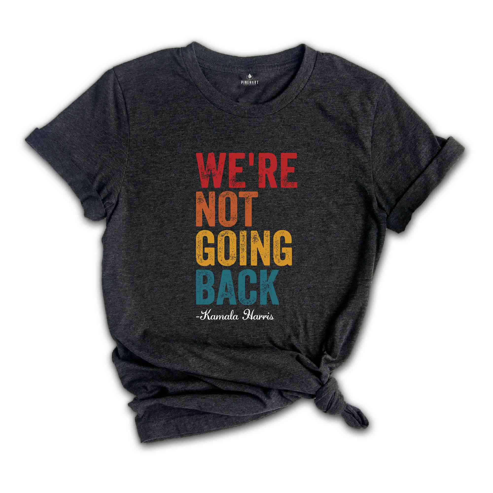 We Are Not Going Back T-Shirt Kamala Harris Shirt Anti Trump Shirt Black Owned Shops Clothing Elections 2024 Kamala Harris for President