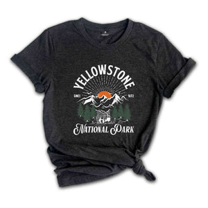 Yellowstone Shirt, Yellowstone National Park T-Shirt, Matching Family Vacation Tee, Camping Crew Shirt, Road Trip Gifts