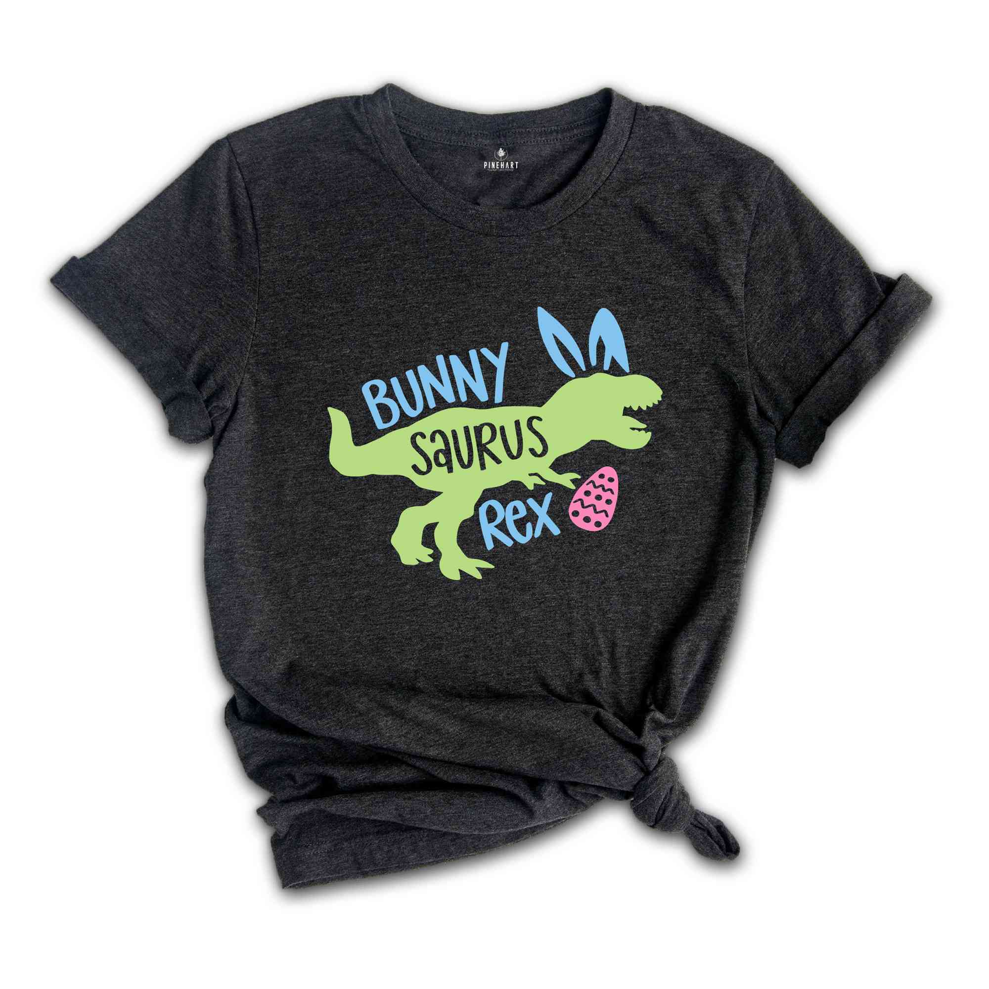 Bunny Saurus Egg Dinosaur T-shirt, Happy Easter Day Shirt, Trex Feast Tee, Spring Holiday, Dino Lover Gift, Dinosaur Easter Gift