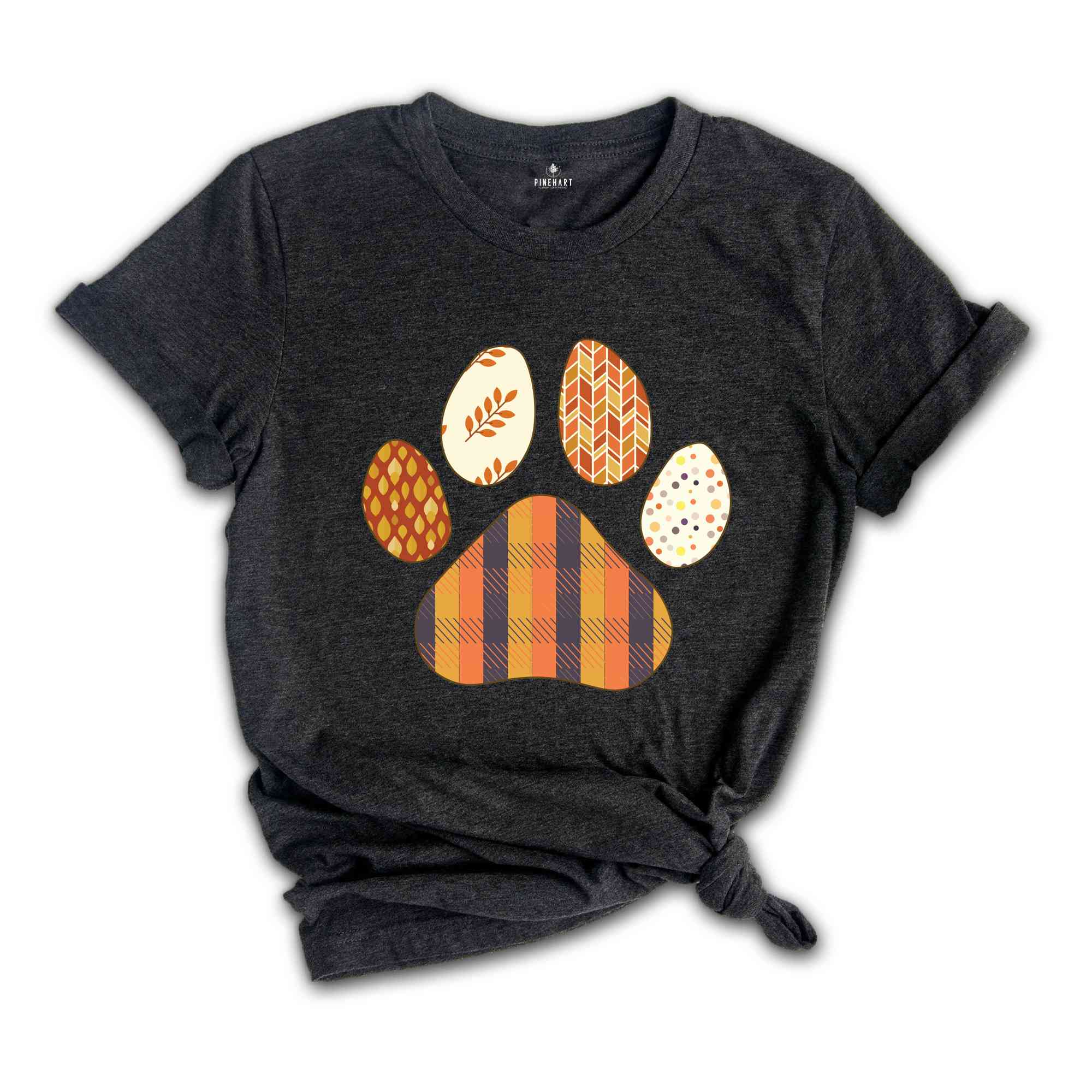 Fall Paws Shirt, Dog Paw Fall Vibes Shirt, Fall Season Shirt, Dog Lover Shirt, Dog Mom Shirt, Happy Autumn Dog Shirt, Paw Thanksgiving Shirt