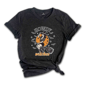 Howdy Witches Shirt, Retro Halloween Shirt, Halloween Shirts, Spooky Shirt, Spooky Season Shirt, Witch Shirt