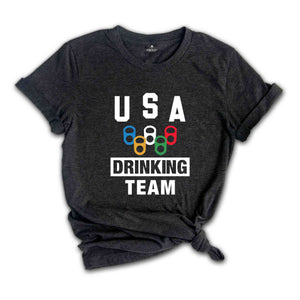 USA Drinking Team Shirt, Beer Party T-shirt, 4th Of July Drinking Party Shirt, Independence Day Gift, Gift For American