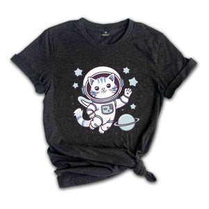 Cat Astronaut Shirt, Outer Space Shirt, Space Shirt, Cat Sweatshirt, Cat Lover Shirt, Cat Mon Shirt, Cat Lover Gift, Cosmic Cat Shirt