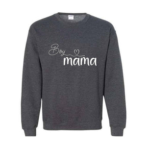 Boy Mama Sweatshirt, Boy Mom Sweater, New Mom Sweater, Funny Mom , Trendy Sweater