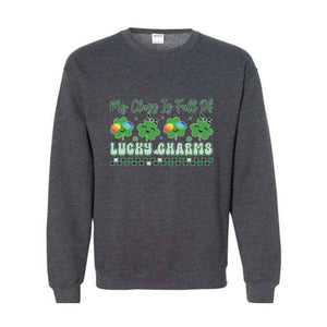 My Class Is Full Of Lucky Charms Sweatshirt, Teacher Patrick Day Sweatshirt, Irish Teacher Sweatshirt, One Lucky Teacher, Shamrock Sweater