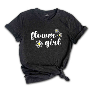 Flower Girl Shirt, Wedding Shirt, Matching Bridesmaid Shirt, Flower Girl Wedding Party Shirt, Cute Flower Girl