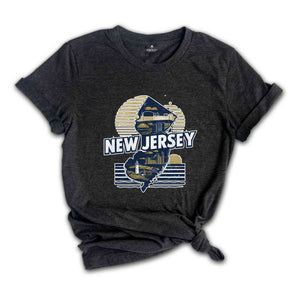 Retro State Of New Jersey Shirt, State Of New Jersey Shirt, State Tee, New Jersey Tee, New Jersey Lover Shirt, Family Trip Shirt, Travel Tee