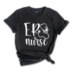 ER Nurse Shirt, Emergency Registered Nurse Tee, Nurse Shirt, New Grad Tee, Nurse Grad Gift, Emergency Medicine ER Shirt