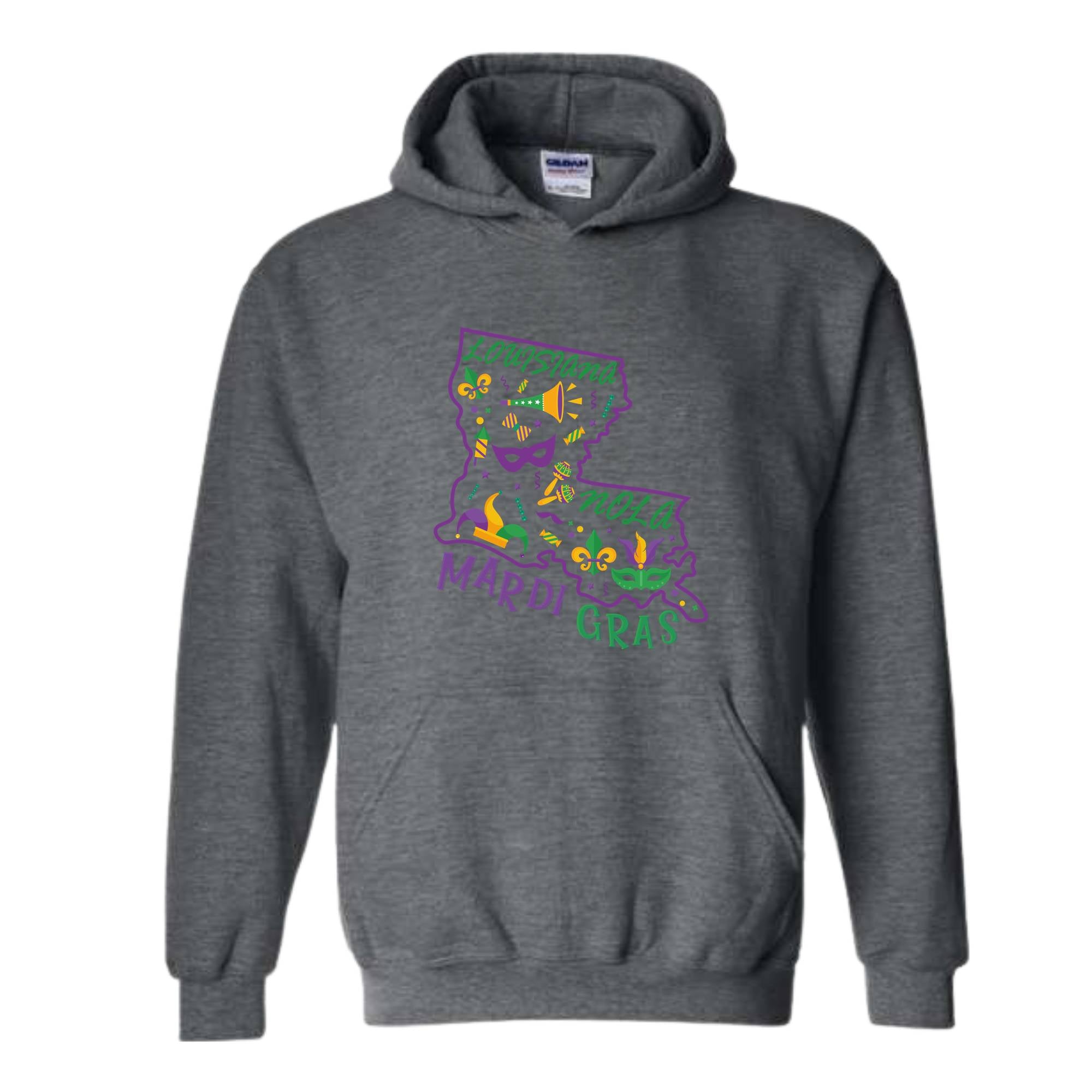 Louisiana Mardi Gras Hoodie , Mardi Gras Dead Sweater, Mardi Gras Carnival Drink Shirt, Fat Tuesday Sweatshirt, Orleans Sweatshirt