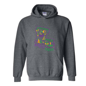 Louisiana Mardi Gras Hoodie , Mardi Gras Dead Sweater, Mardi Gras Carnival Drink Shirt, Fat Tuesday Sweatshirt, Orleans Sweatshirt