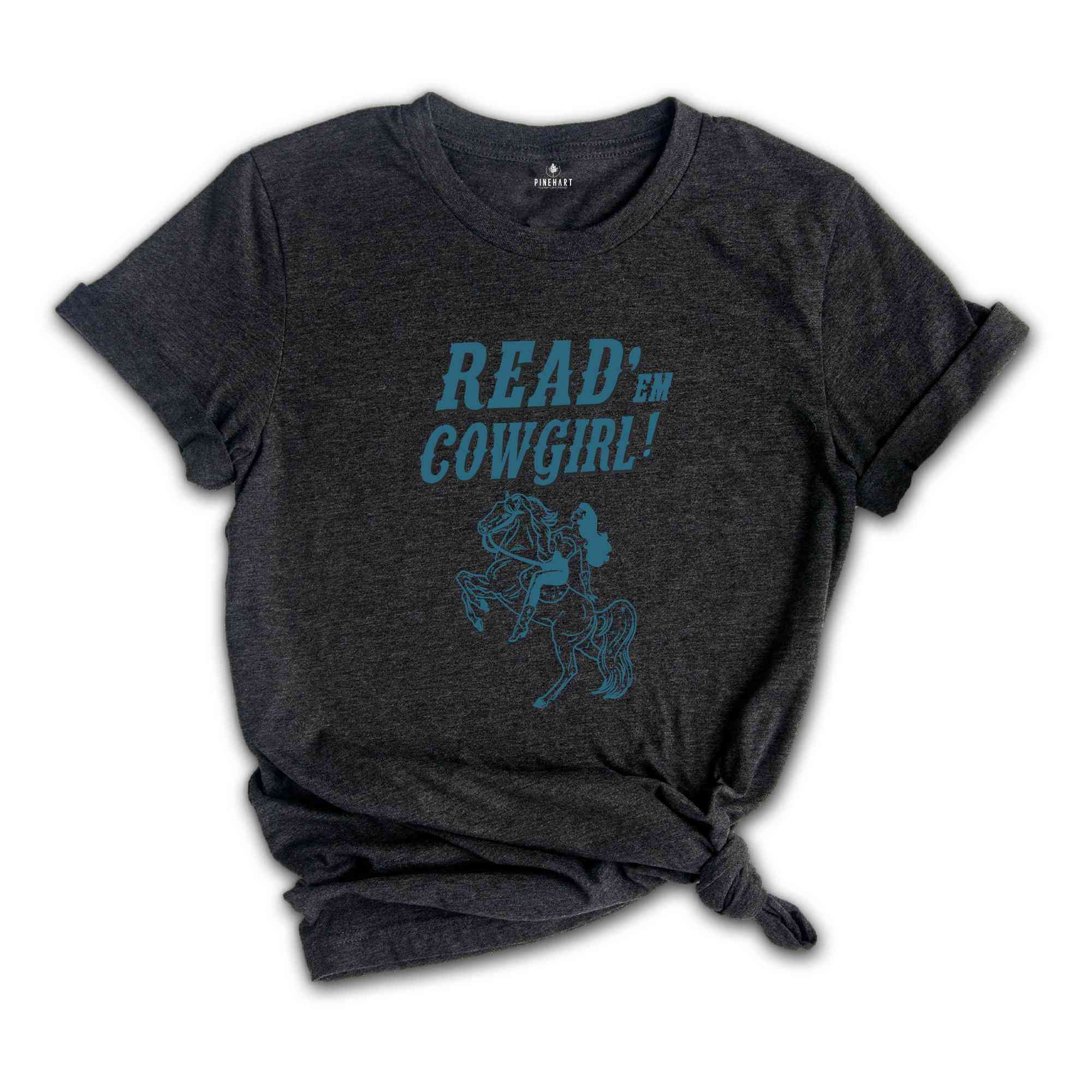 Bookish Cowgirl Shirt, Cowboy Romance Reader Shirt, Readers Club Shirt, Book Club Tee, Western Book Lover Shirt