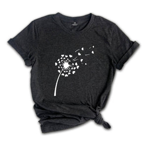 Dandelion Tee, Just Breathe Shirt, Dandelion Flower Tee, Inspirational Shirt, Floral Shirt, Dandelion T-Shirt, Dandelion Flower