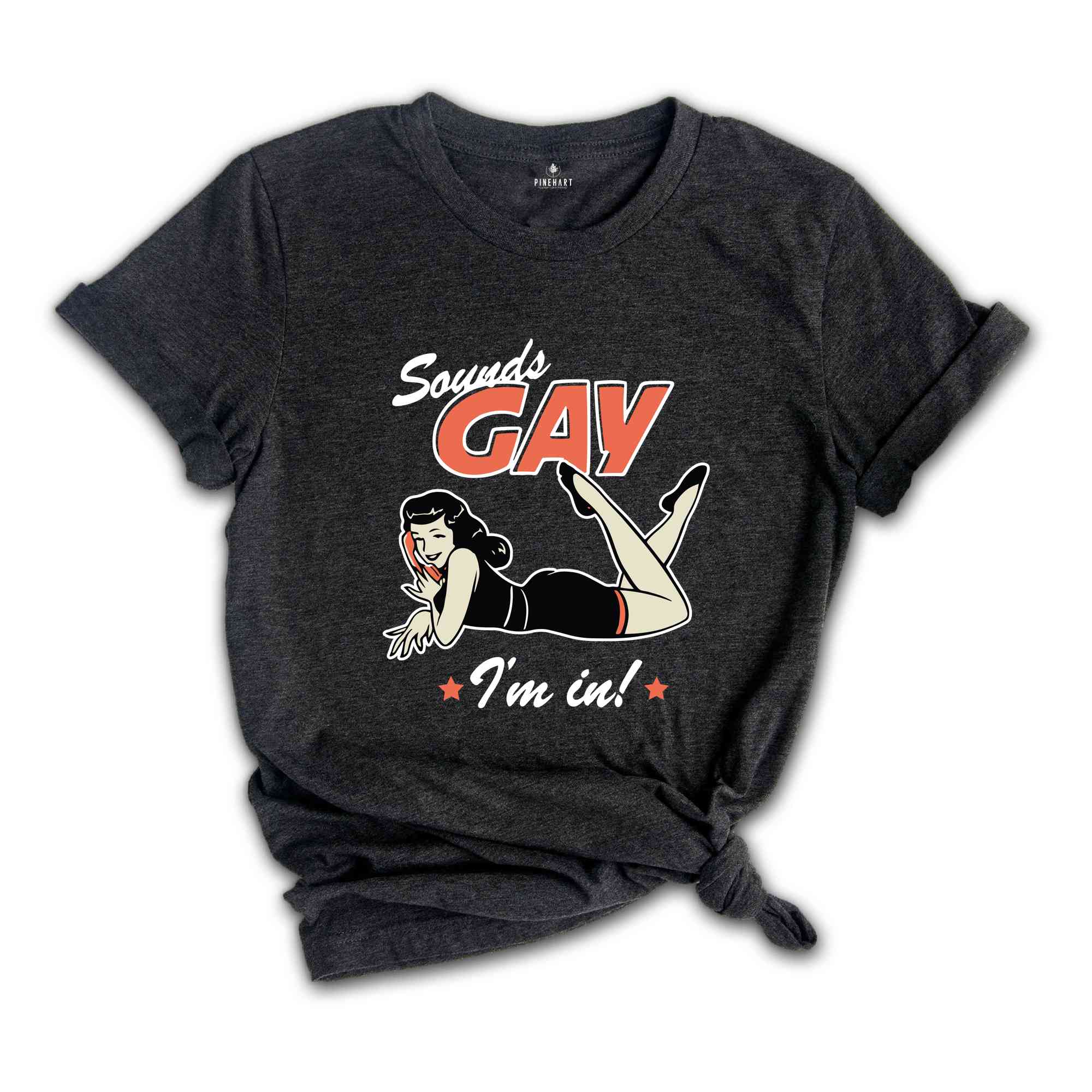 Sounds Gay I'm In! Shirt, Gay Pride Shirt, Pride Month Shirt, Gay Shirts, LGBT Shirt, LGBTQ Shirts, Retro Gay Shirt