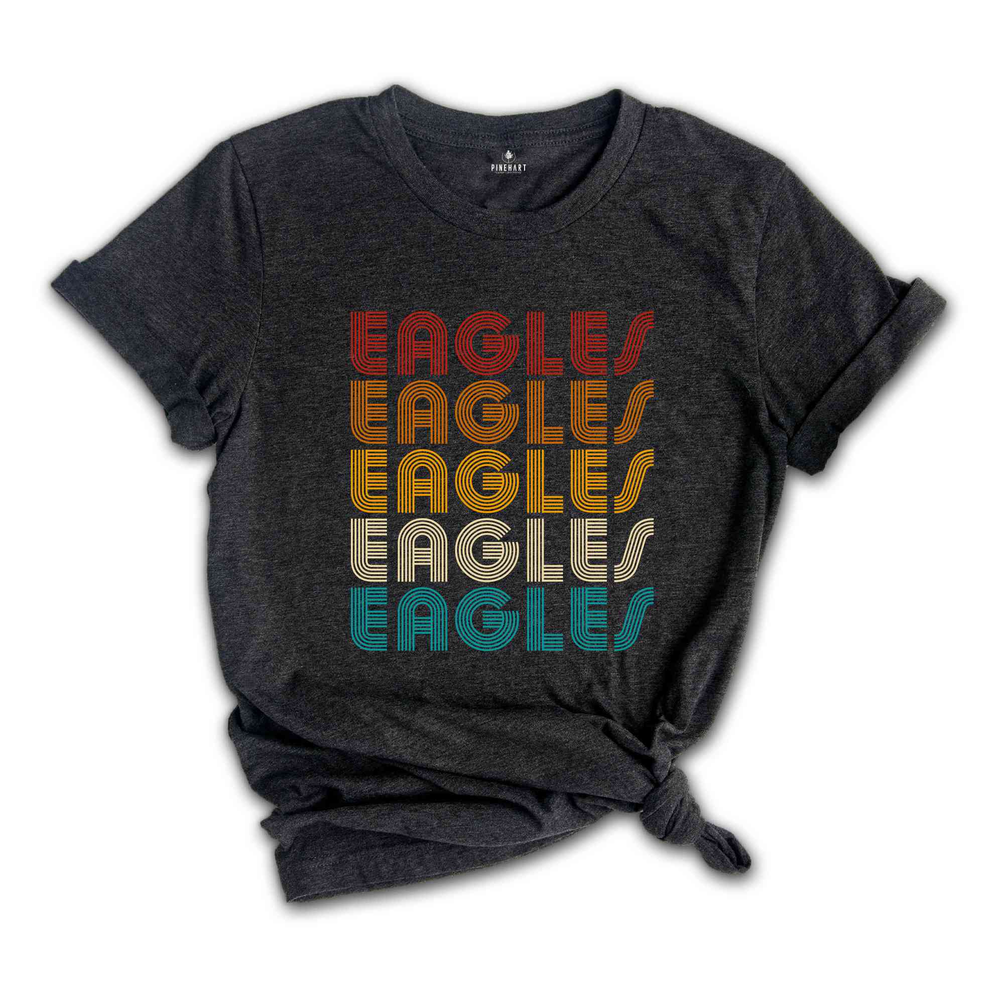 Retro Custom Shirts, Retro Custom Gifts, Eagles Team Shirt, Eagles Football Shirt, Eagles Fan Gift, Eagles School Tee, Eagle Mascot Shirt