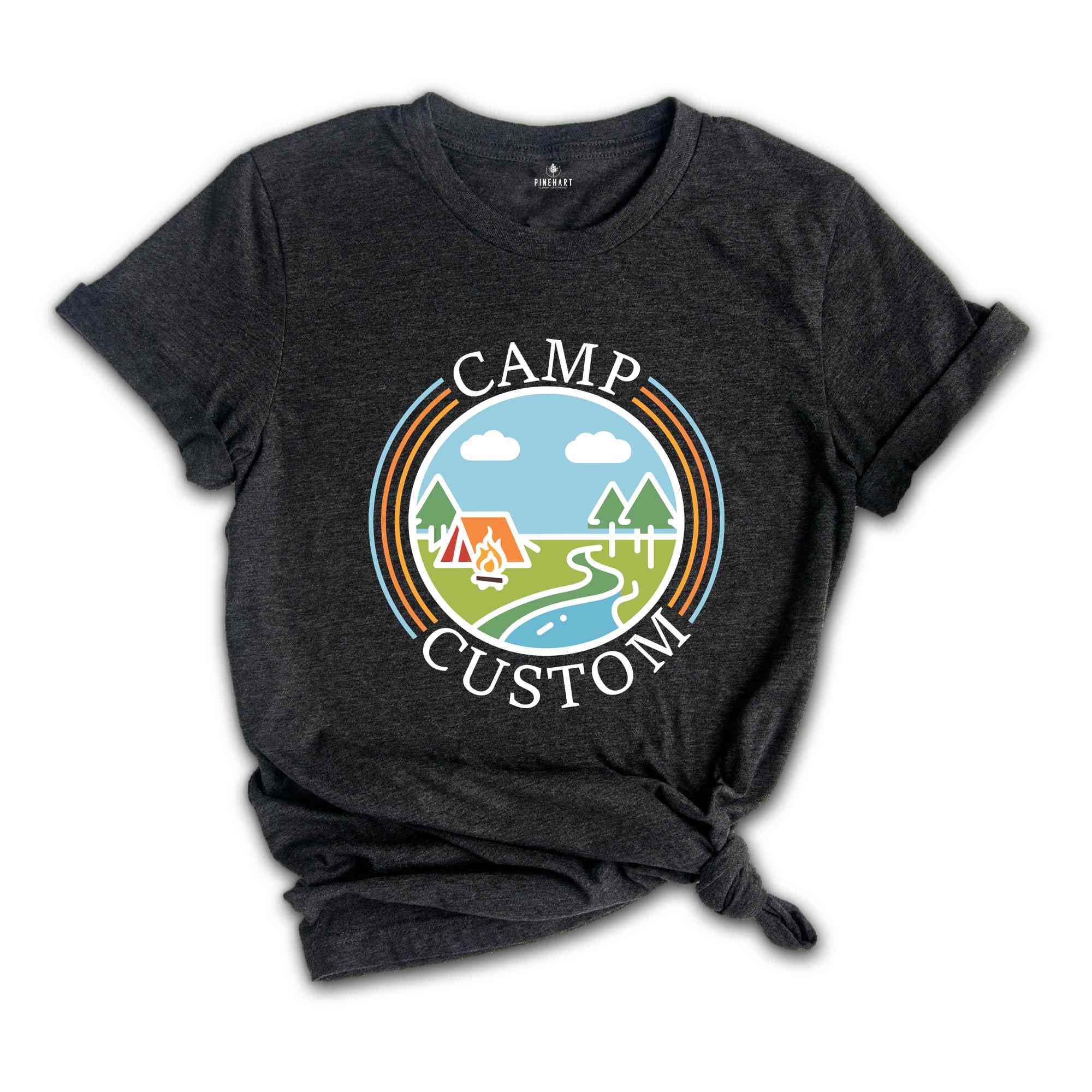 Custom Camp T-Shirt, Custom T-shirt, Custom Shirt, Custom Camp Shirt, Camp Crew Shirt, Camp Custom Shirt, Camping Family Shirt