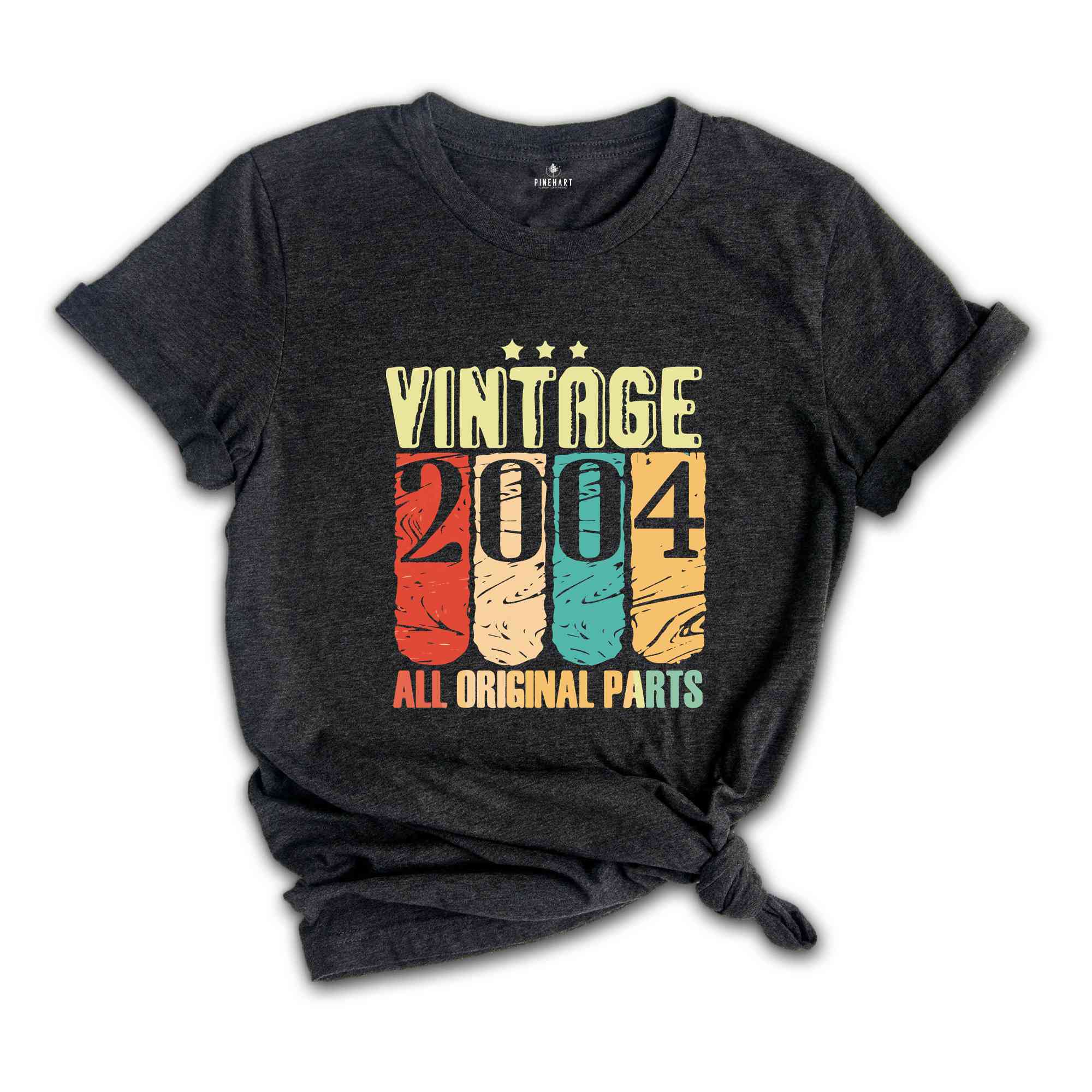 Vintage 2004 All Original Parts Shirt, Retro Vintage 2004 Shirt, Twentieth Birthday Gift, Vintage Original Parts Shirt