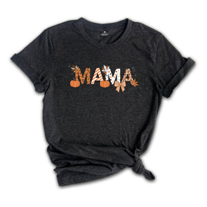 Fall Mama Coquette Pumpkin Shirt, Fall Vibes Shirt, Holiday Season Shirt, Mom Fall Gifts, Cute Mom Shirt, Thanksgiving Shirt