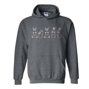 Cute Bunnies Hoodie, Bunny Lover Hoodie, Cute Easter Hoodie, Cute Spring Hoodie, Happy Easter Hoodie, Bunny Mom Hoodie