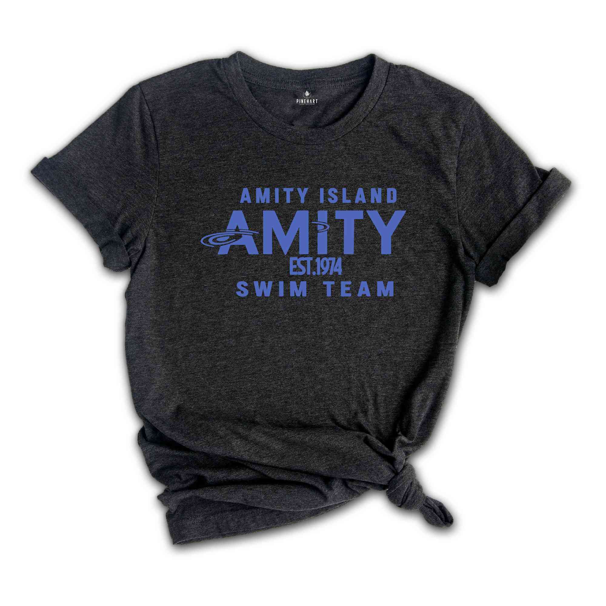 Amity Island Swim Team Shirt, Jaws Shirt, Funny Movie Shirt, Amity Island Movie Shirt, Great White Shark Shirt, Swim Shirt, Beach Shirt