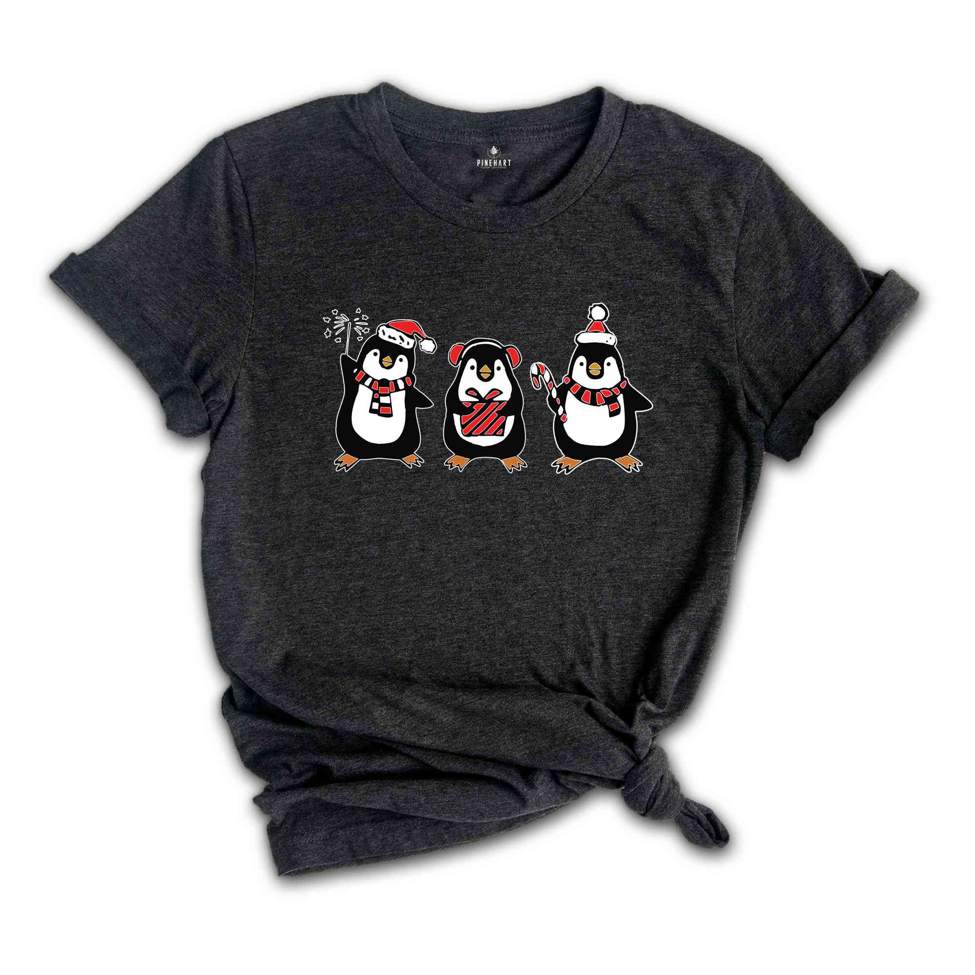 Christmas Penguins Tee, Xmas Animal Shirt Holiday Shirt, Funny Christmas Penguins, Christmas Party Tee, Sweet Xmas Shirt