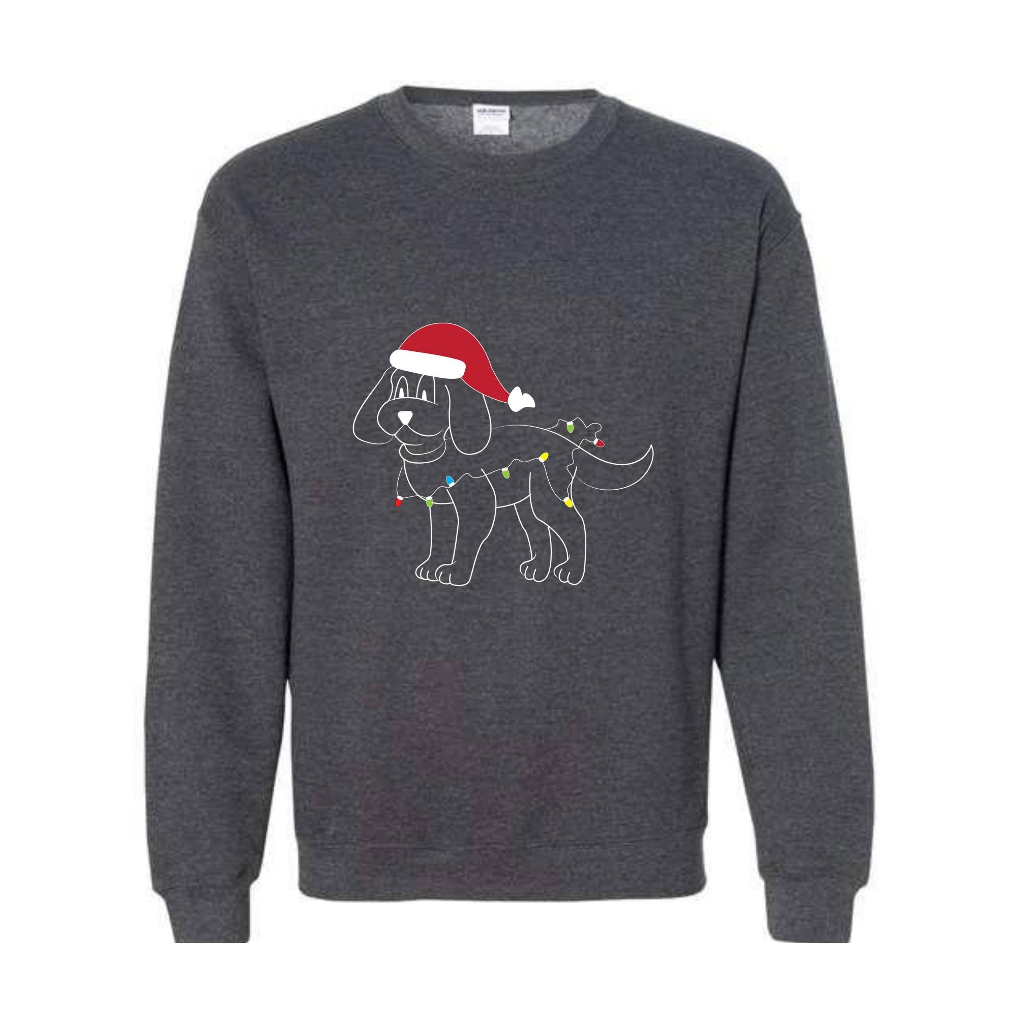 Christmas Dachshund Sweatshirt, Santa Dachshund Sweatshirt, Cute Dachshund Sweatshirt, Holiday Dachshund Sweatshirt , Dachshund Sweatshirt