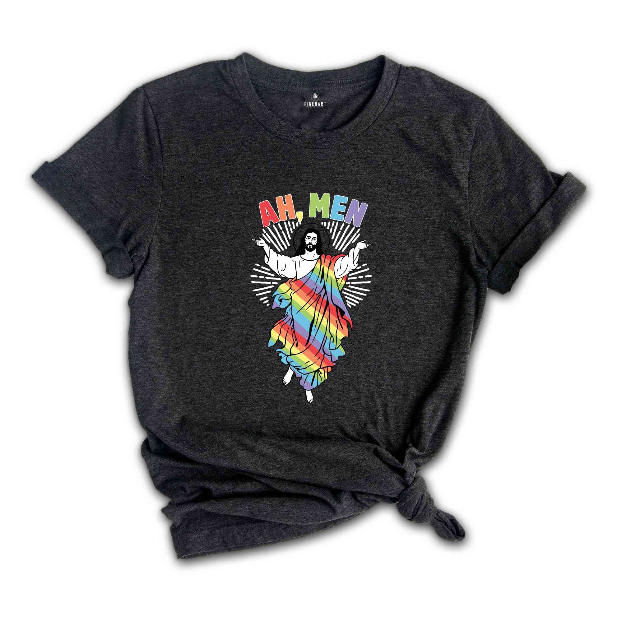 Ah Men LGBT T-Shirt, Ah Men Lgbt Vintage Shirt, LGBT Christian T-Shirt, LGBT Tee, Ah Men T-Shirt, Gay Shirt, Lgbt Gifts