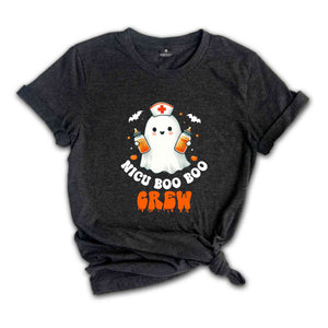 NICU Boo Boo Crew Halloween Shirt, Halloween NICU Nurse Tee, Spooky Nicu Nurse T-Shirt, Halloween Party T-Shirt