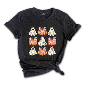 Halloween Ghost Pumpkin Shirt, Cute Halloween Shirt, Halloween Gift, Pumpkin Spice Shirt, Pumpkin Shirt, Ghost Shirt, Halloween Ghost