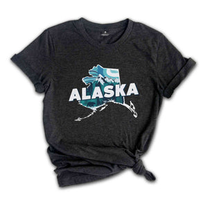 Retro State Of Alaska Shirt, State Of Alaska Shirt, State Shirt, Alaska Shirt, Alaska Lover Shirt, Family Trip Shirt, Travel Shirt