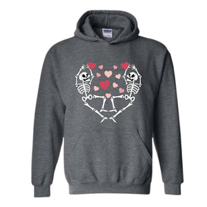 Dancing Skeletons Valentine's Sweatshirt, Retro Valentine's Sweatshirt, Valentine's Sweatshirt, XOXO Sweatshirt