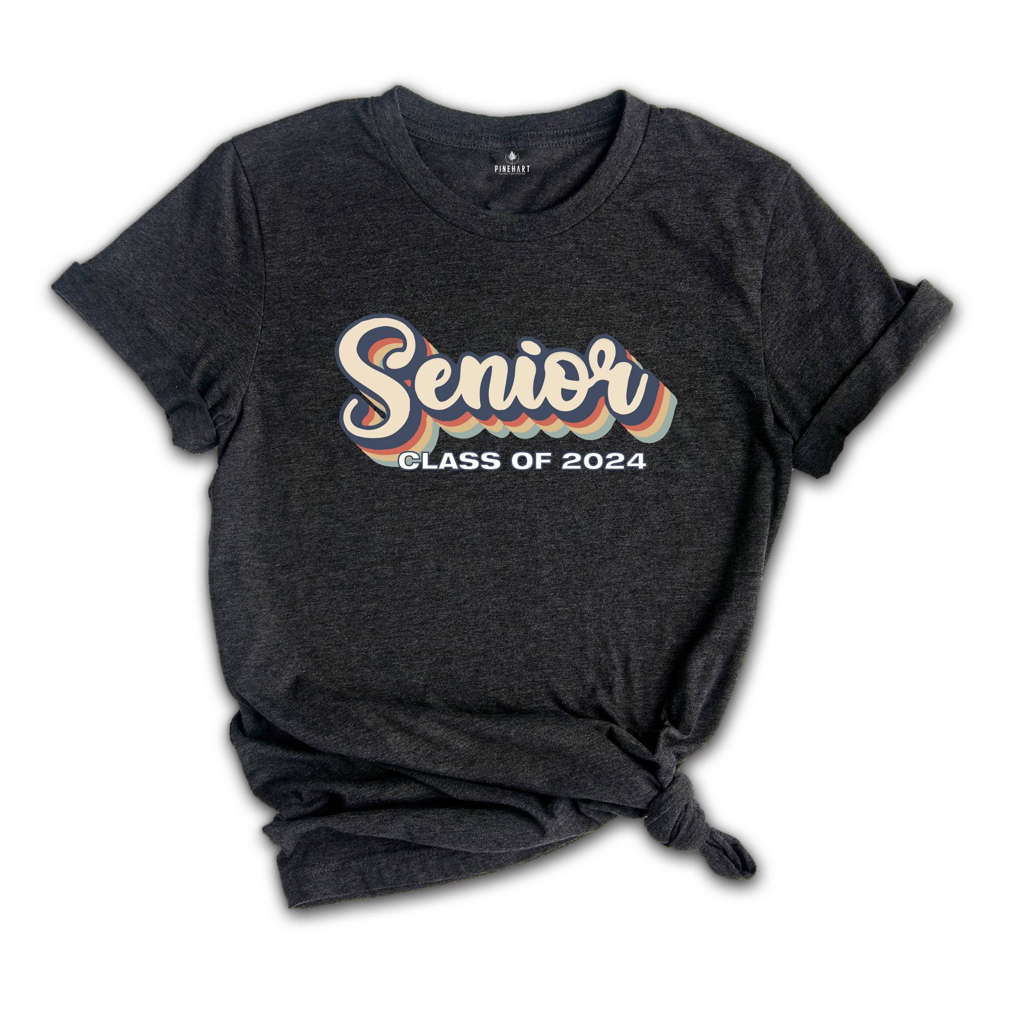 Vintage Senior 2024 T-shirt, Senior 2024 Shirt, Class Of 2024 Shirt, Graduation 2024 Shirt, Graduation Shirt, Class of 2024