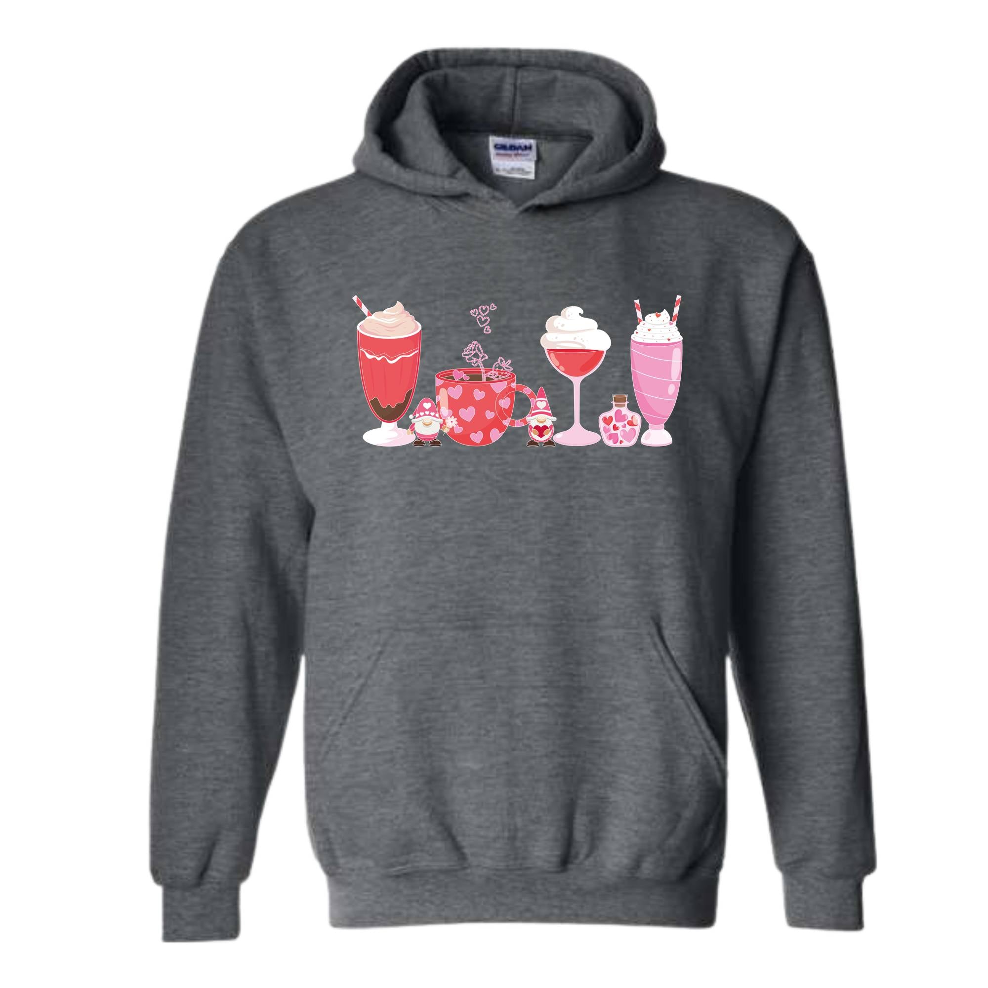 Valentines Coffee Sweatshirt, Valentines Hoodie, Valentines Day Sweatshirt, Valentine's Gift, Love and Coffee Sweatshirt, Valentines Sweater