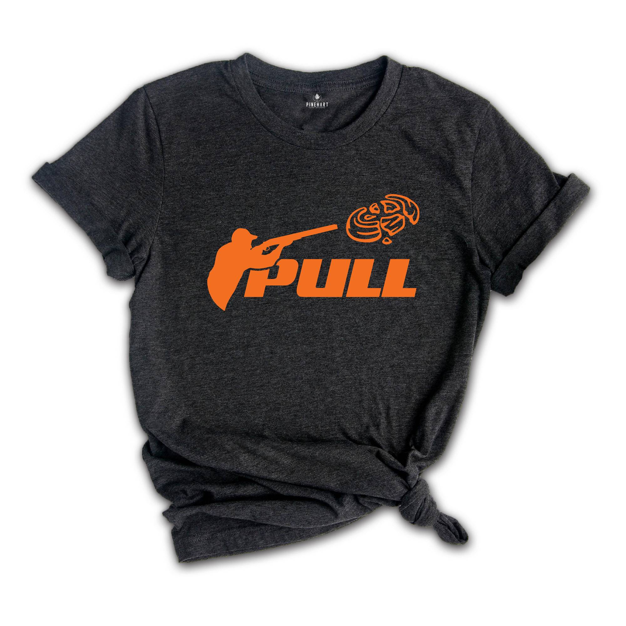 Pull Shirt, Sporting Clay Pigeon Shirt, Trapshooting Shirt, Skeet Shooting Shirt, Shotgun Shirt, Gun Club Shirt, Hunter Shirt, Hunting Shirt