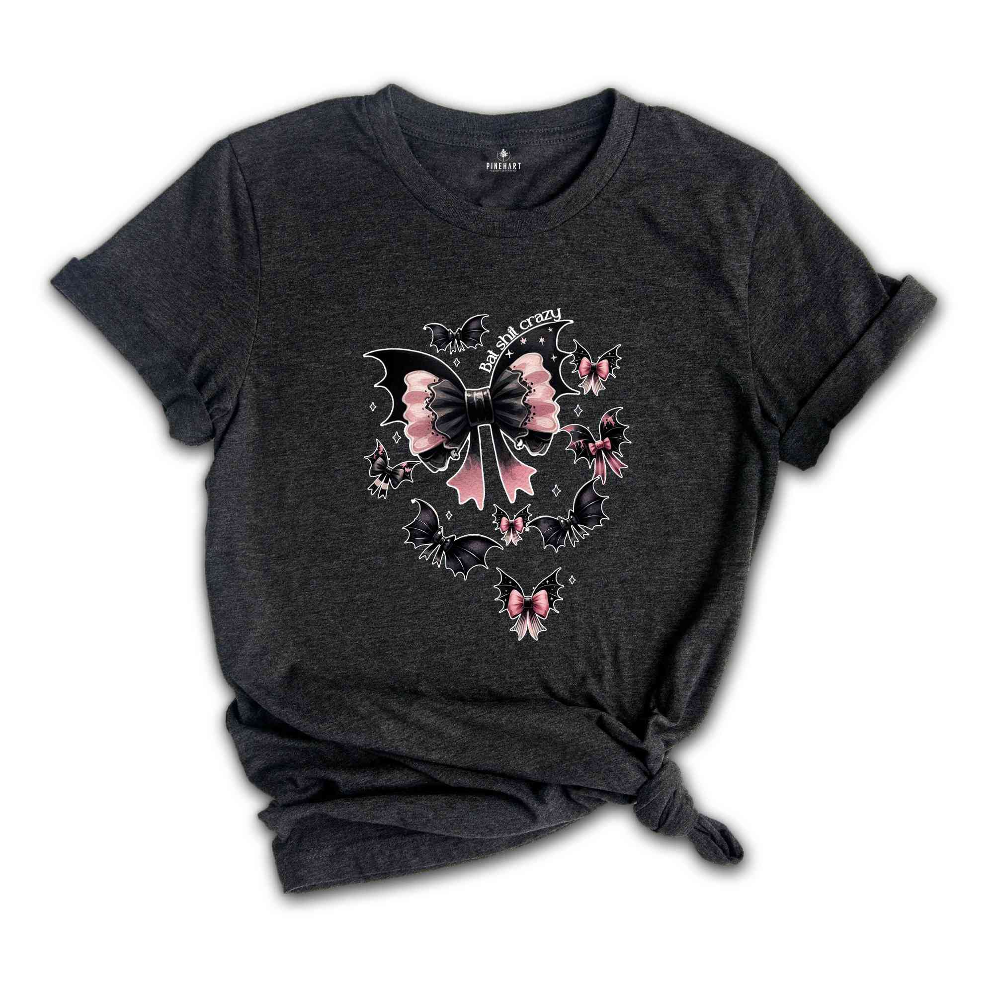 Bat Shirt Crazy Shirt, Cute Butterfly Shirt, Cute Halloween Gift, Happy Halloween Shirt, Spooky Vibes Shirt, Halloween Costume