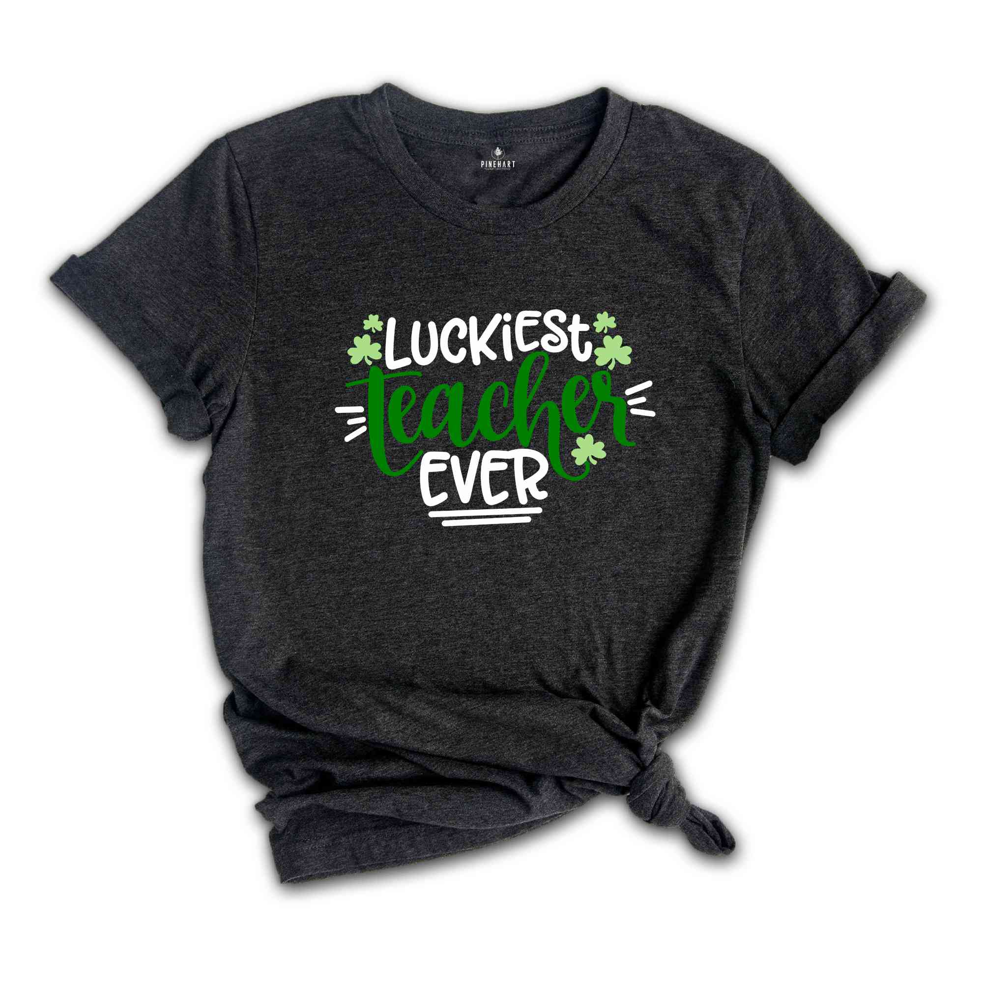 Luckiest Teacher Ever T-shirt, St Patricks Day T-shirt, Teacher Sweatshirt, Four Leaf Clover T-shirt